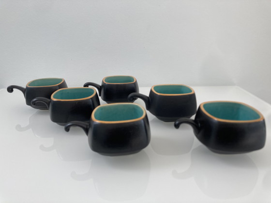 Image 1 of Ensemble de six tasses à thé japonaises modernes