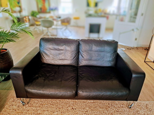 Gispen Dutch Originals AD2 sofa black leather