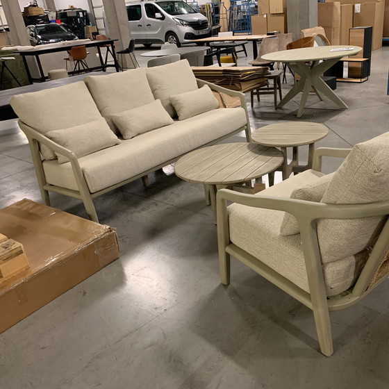Image 1 of Castle Line Teak Gray lounge set