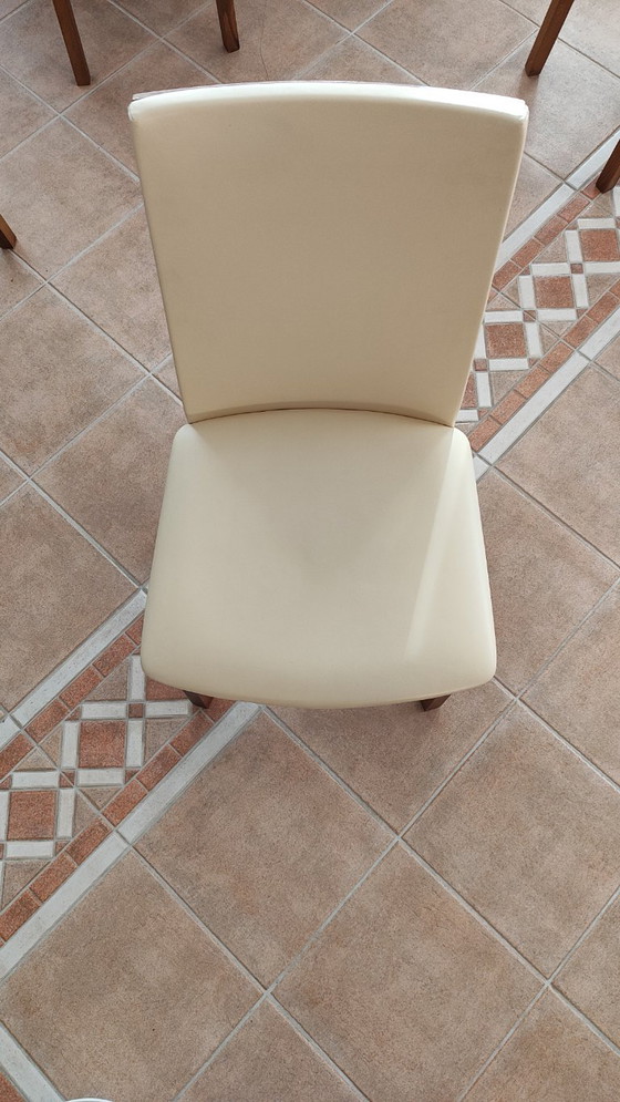 Juego de 6 sillas de comedor Skovby SM51 – Wood, Skai (photo 4 of 10)