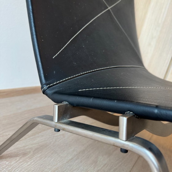 Poul Kjærholm PK22 Fauteuil Lounge pour Fritz Hansen, Cuir Noir, 2007 – Chaises & fauteuils, Leather, Metal (photo 15 of 20)