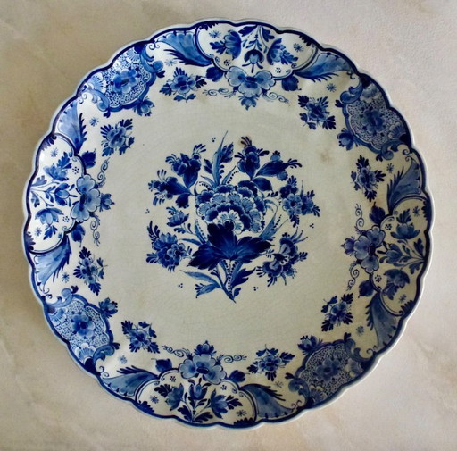 Ancienne assiette murale produite par De Porceleyne Fles