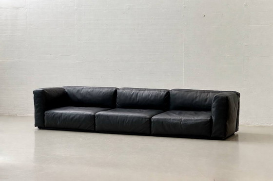 Image 1 of Modulares Ledersofa Modell Mex Cube von Piero Lissoni für Cassina, Italien 2010er