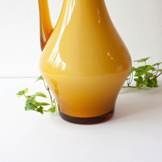 Vintage Portugese mosterdkan uit de jaren 60, gemaakt van opaalglas. – Glazen & Karaffen (photo 9 of 12)