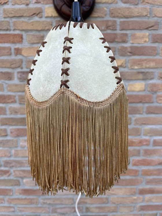 Image 1 of Lámpara antigua china de caoba con forma de dragón (1920-1930)