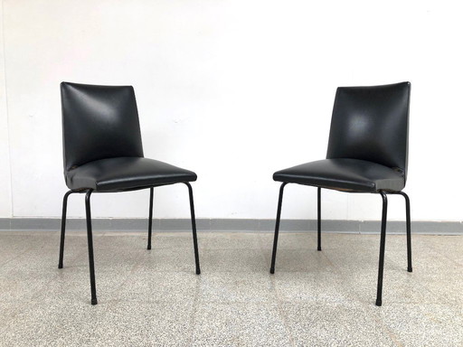 Vintage design Meurop stoelen door Pierre Guariche 1960's