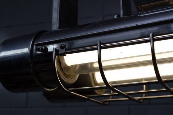 Image 1 of Industrial Japanese Hanging Tube Light from Kokosha Osaka, 1980s