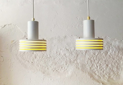 Set van 2 Deense lampen, jaren 1980