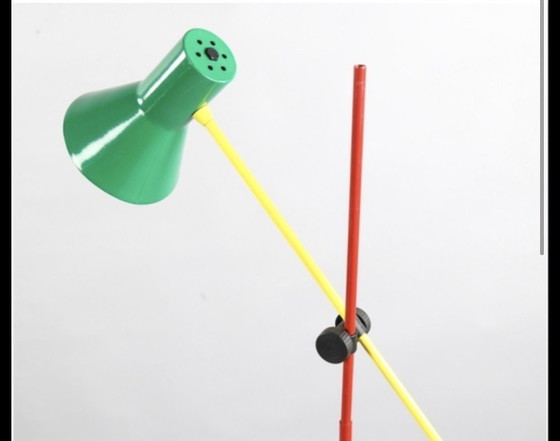 Image 1 of Lampada da terra imponente Veneta Lumi, stile vintage Memphis Milano - design anni '80