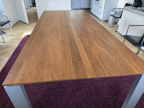Tavolo da Pranzo Arco Graphic in Legno di Ciliegio - 240 x105 x 75 cm – Tavoli da pranzo, Wood, Aluminium (photo 2 of 5)