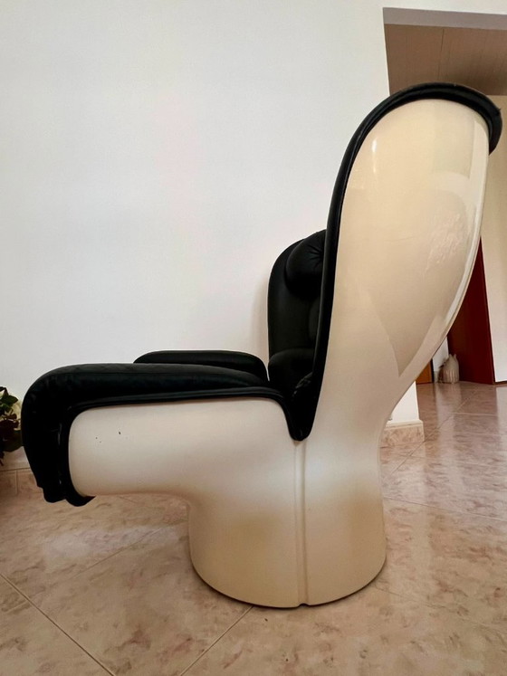 Image 1 of Elda armchair by Joe Colombo, produced by Comfort Longhi