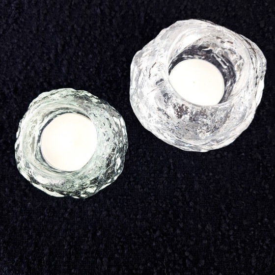 2x Vintage Kosta Boda Snowball Tealight Holder Ann Wärff – Candle holders, Glass (photo 7 of 11)