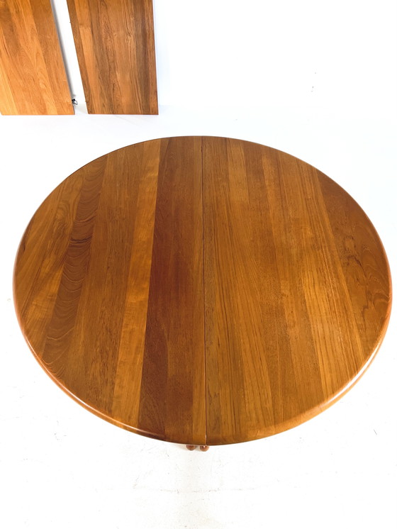 Image 1 of Table de salle à manger danoise à rallonge, Juul Kristensen '60