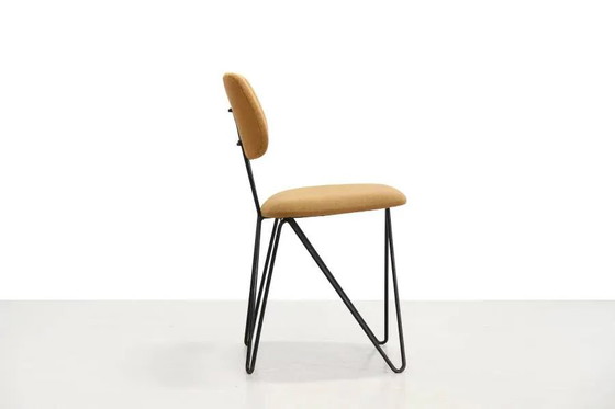 Model SM01 chair by Cees Braakman for Pastoe – Dining chairs, Wool, Metal, Modern (photo 3 of 7)