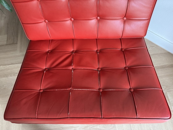 Poltrona Barcelona in pelle rossa – Poltrone, Chrome, Leather (photo 4 of 8)
