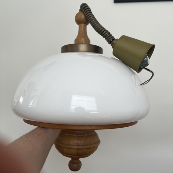 Steinhauer Lampe à Suspension Vintage en Hêtre – Metal, Wood (photo 4 of 6)