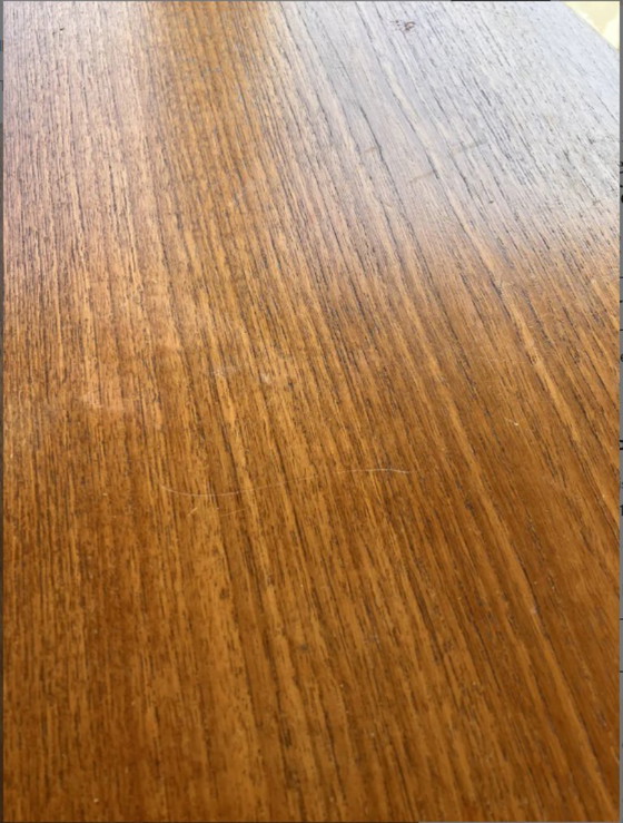 Round extendable teak table by Bertil Fridhagen for Bodafors – Dining tables, Wood (photo 10 of 11)