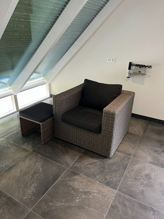 Image 1 of 2x lounge chair + 2x footstool Garden Collections