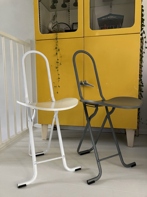 2x Silla plegable temática Dafne diseño Gastone Rinaldi