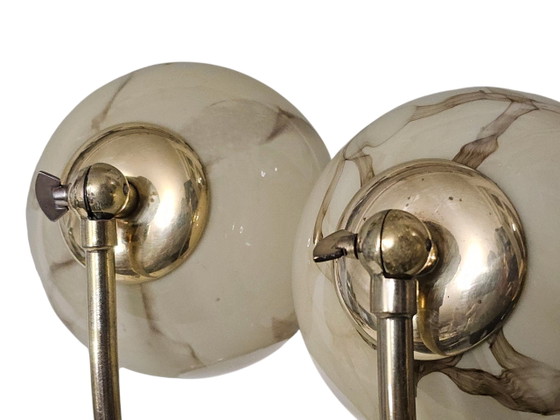 Image 1 of Coppia di lampade da comodino/tavolo sensibili al tocco di Marianne Brandt, Bauhaus
