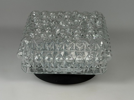 Plafoniera o lampada da parete anni '60 '70 Bubble Glass Germany Space Age Design – Plafoniere, Metallo (photo 2 of 17)