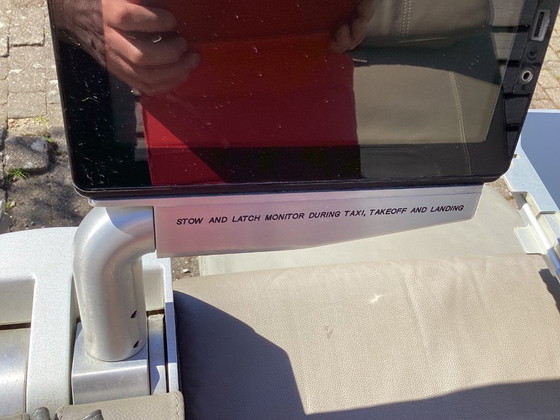 Image 1 of Sedili in pelle vintage di classe business dell'aereo A320