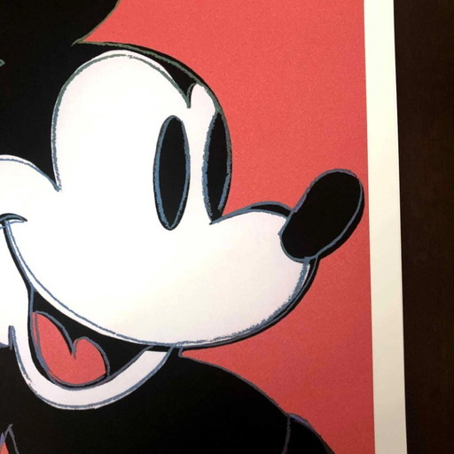 1990s After Andy Warhol "Mickey Mouse" Lithograph – lithos zeefdrukken, Paper (photo 2 of 13)