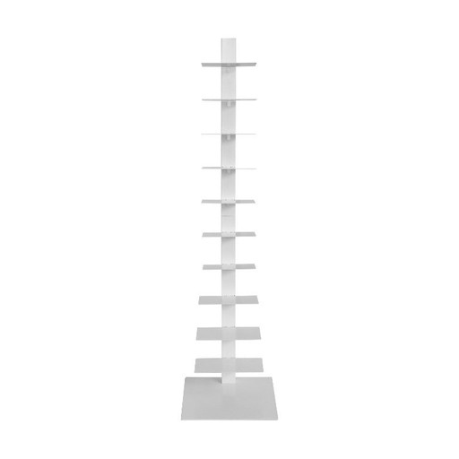 Eminza floating bookcase (white)