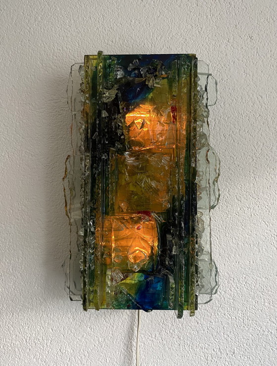 Image 1 of Set of 3 vintage Raak Chartres wall lamps 70's
