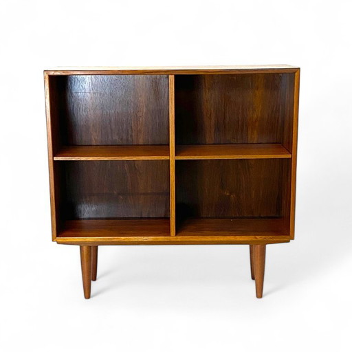Vintage rosewood veneer bookcase from Denmark