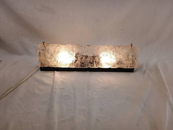 Image 1 of Vintage brutalistische wandlamp J.T. Kalmar Oostenrijkse lamp uit het midden van de 20e eeuw