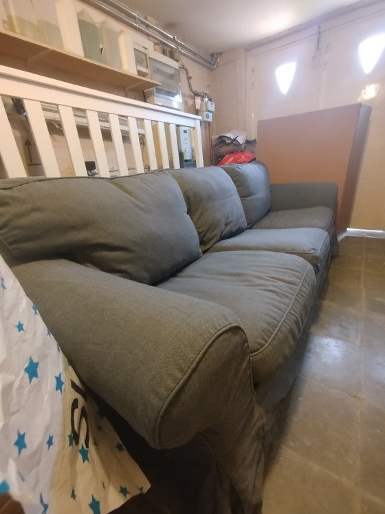 Image 1 of Ikea Ektorp 3-persoonsbank grijs