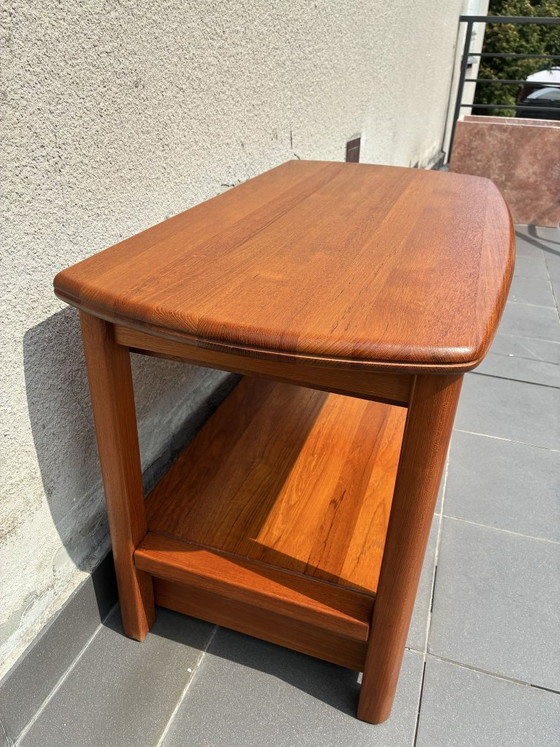 Sailing Stolefabrik teak coffee table with drawers, Denmark, 1960s, Wood, Brown (photo 5 of 8)
