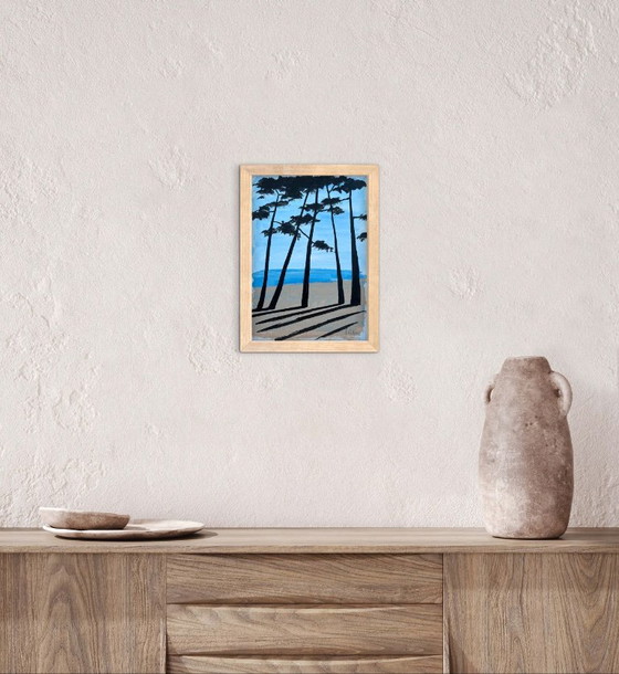 Acrylic and ink on framed A4 paper. – Paintings & Drawings (photo 4 of 6)