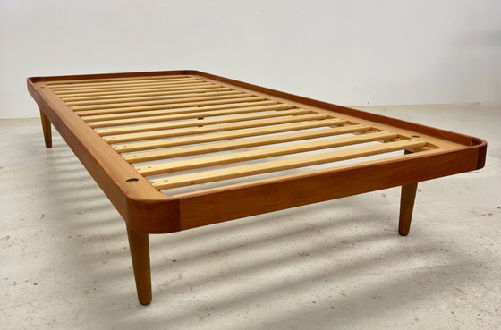 Image 1 of Teakhouten dagbed van Horsnæs Møbelfabrik, jaren 60.