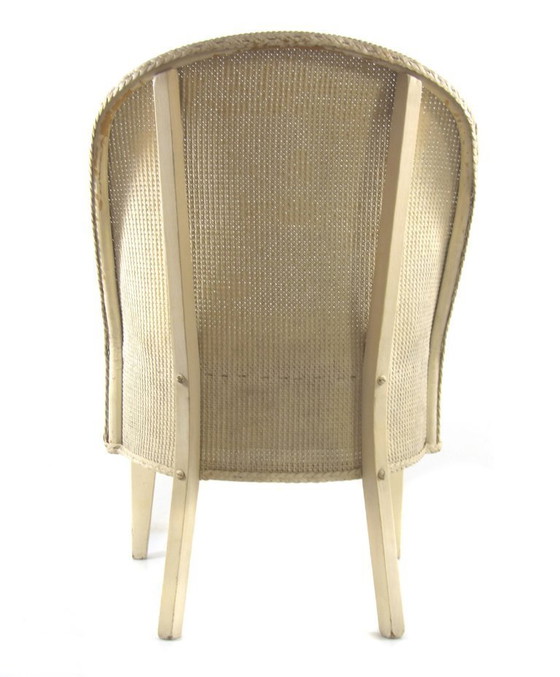 Image 1 of Sedia in stile Lloyd Loom Studio con cassetto