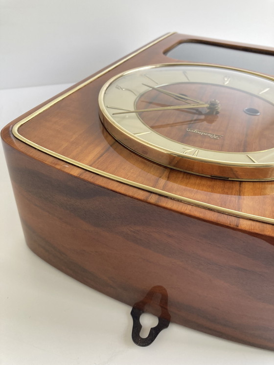 Image 1 of Vintage Kieninger wall clock - mechanical - 1950s/60s
