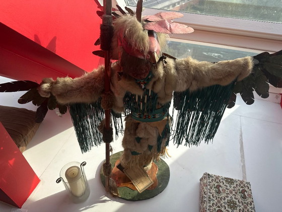 K. Bird Studios Limited Edition Native-Style Mixed Media Adler Skulptur #16/75 – K.bird Studios (photo 3 of 9)