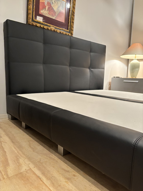 Image 1 of 1x Lederen Boxspring Master