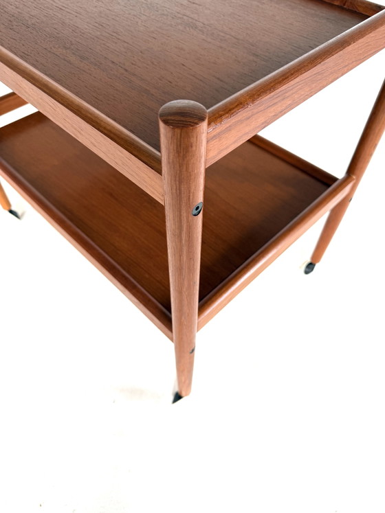 Image 1 of Vintage Danish teak trolley '60