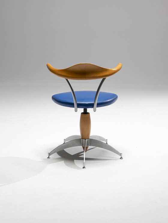 Image 1 of Swivel Chair in Style of Bořek Šípek, Italy, 1980s