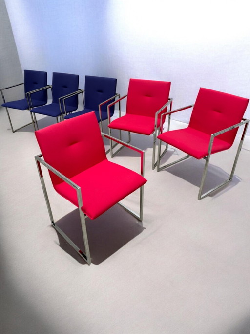 6 sillas de diseño Arco Frame de Burkhard Vogthe