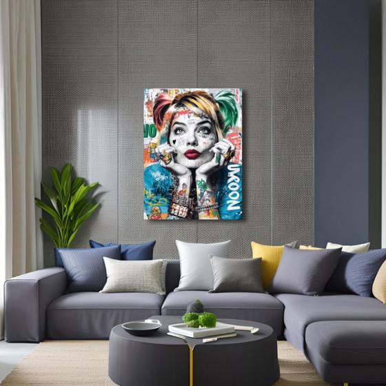 IPR GRAPH - Harley Quinn - Artist's Canvas – Lithographs & prints (photo 6 of 14)
