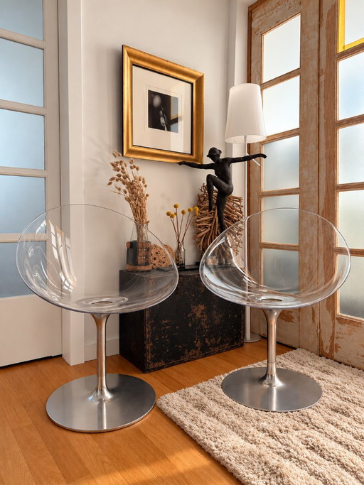 12× Kartell Ero|S| – Philippe Starck – transparent – Designklassiker