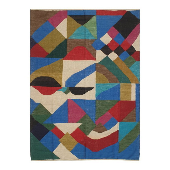 Sonia Delaunay Composition N°2 Rug Tapestry | Edition 3/8 | Wool | 176×250 cm – Rugs & carpets, Cotton (photo 2 of 12)