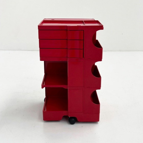 Image 1 of Red Boby Trolley by Joe Colombo for Bieffeplast, 1960s