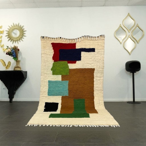 Berberteppich - 269 cm x 155 cm - gefärbte Wolle