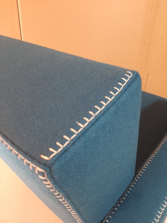 Image 1 of CASSINA 637 UTRECHT fauteuil (NIEUW, NOOIT GEBRUIKT) in 13L OTHANIO WOL met natuurlijke draadstiksels en paardenpunt