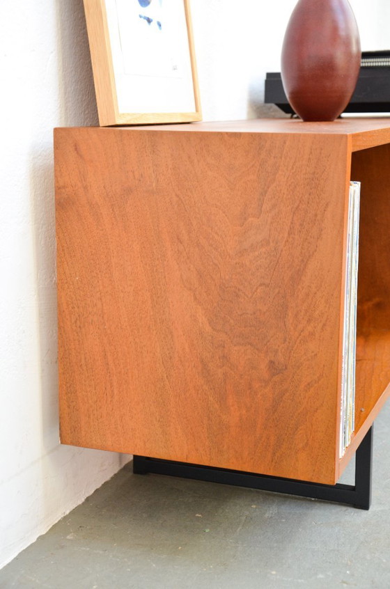 Image 1 of Credenza vintage a giorno, mobile basso, giradischi HiFi/phono, cassettiera