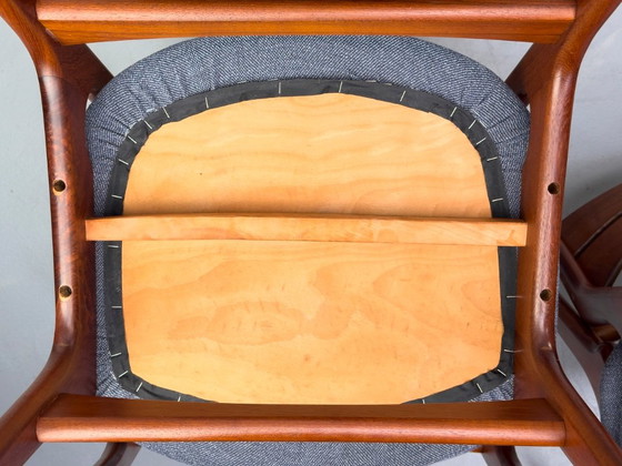Teak Dining Chairs by Erik Buch for Chr. Christensens Møbelfabrik, 1960s, Set of 6 – Wood (photo 15 of 24)